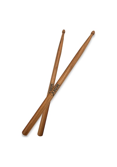 Midex Oak-110-5a Ahşap Meşe Ağacı Bateri Baget Davul Bageti 5a Drumsticks 1 Çift