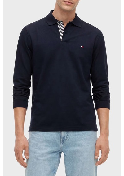 Tommy Hilfiger Pamuklu Polo Yaka T Shirt Erkek Polo Yaka T Shirt Mw0mw44339 Dw5 Lacivert