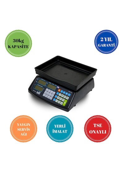 Teskom F32 30 Kg Pazarcı Terazi