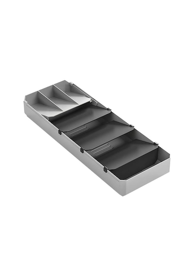 Çatal Bıçak Takımı Düzenleyici, Gri Ve Siyah, 40-49 Cm Gri Ve Siyah.