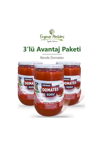 Rende Domates 660cc 1 Adet 3'lü Avantaj Paketi