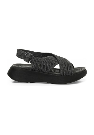 Polaris 327606.z Grı Kadın Kalın Taban Sandalet 000000000102251371 Gri