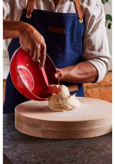 Le Creuset Premium Edge Lüks Hamur Kazıyıcı 19 Cm Mutfak Ekipmanları Kırmızı