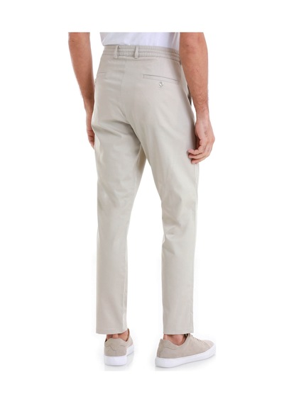 Hatemoğlu Taş Dinamik Fit Düz Yandan Cepli Pamuklu Jogger Pantolon 29262024c004 Taş