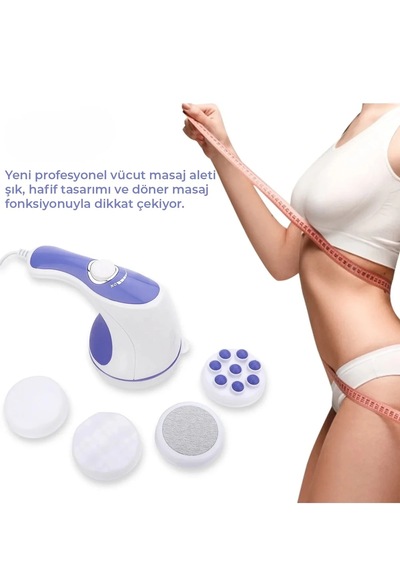 Go İthalat Masaj Aleti Ve Masaj Cihazı Beyaz - Mor