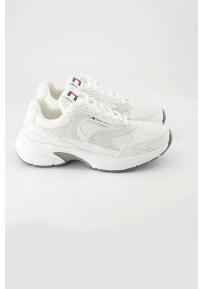Tommy Hilfiger Tommy Jeans Kadın Bej Mesh Panel Sneaker Bej