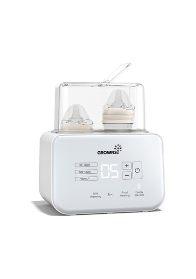 Grownsy 8 i 1 Arada Biberon Isıtıcı Ve Sterilizatör Lcd Ekranlı Hızlı Isıtma ve Çözme Bpa Içermez