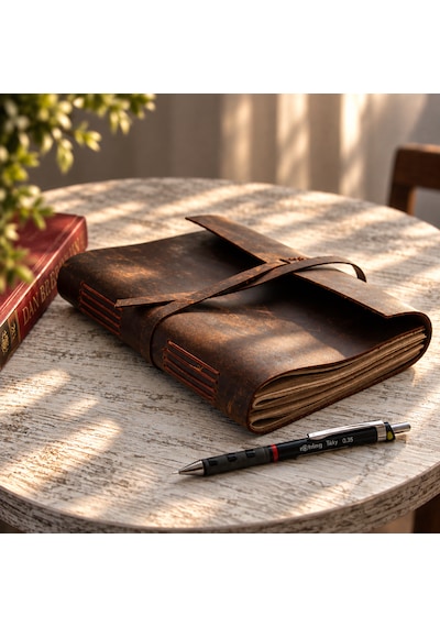 El Yapımı Hakiki Deri Defter Kişiye Özel Vintage Seyahat Günlük Not Defteri Kahverengi - Taba El Yapımı Hakiki Deri Defter Kişiye Özel Vintage Seyahat Günlük Not Defteri Kahverengi - Taba