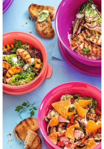 Tupperware 4'lü Aloha Buzdolabı Saklama Kabı Seti 450 Ml 1 Lt 2 Lt, 4 Lt Çok Renkli