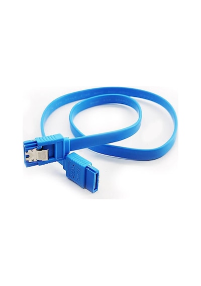 Koodmax Sata 3.0 Data Kablosu Mavi - Sata 3.0 L Tipi Veri Kablo - 2 Adet - 41.5 Cm