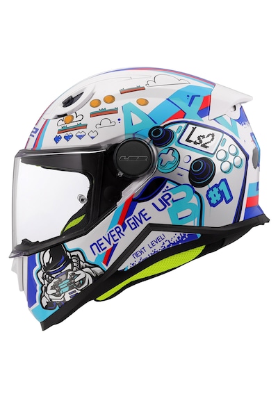 Ls2 Kıd Next Level Çocuk Fullface Motosiklet Kaskı Açık Beyaz