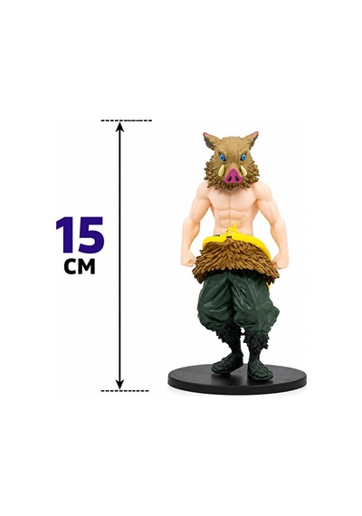 Demon Slayer Zenitsu Agatsuma & Inosuke Hashibira 2'li Anime Figür Seti 15 Cm