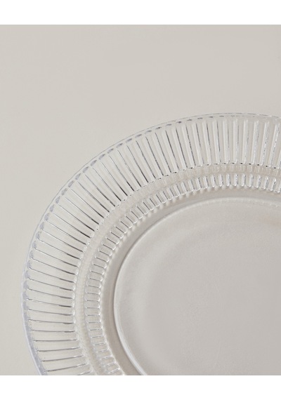 English Home Lucent Cam Pasta Tabağı 20 Cm Şeffaf