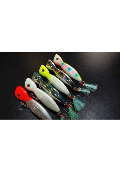 La-nina Maket Balık Su Üstü Popper - 018 Pearl Rainbow Glow