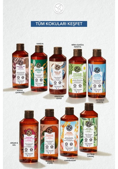 Yves Rocher Duş Jeli-nemlendirici Serinletici Okyanus Esintisi -sls,sles İçermez,vegan-400ml Diğer