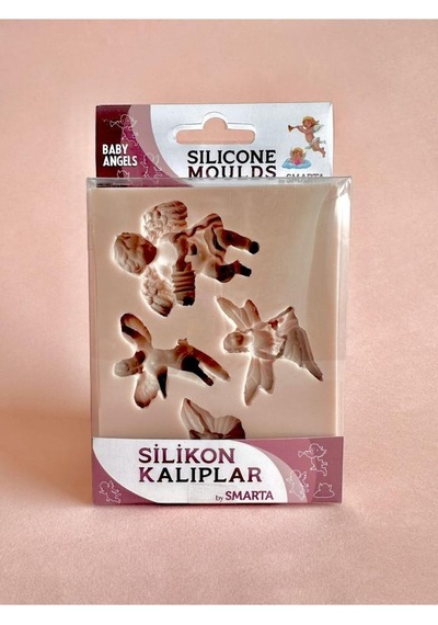 Smarta Silikon Kalıplar Baby Angels / Bebek Melekler Sk1013033 Beyaz