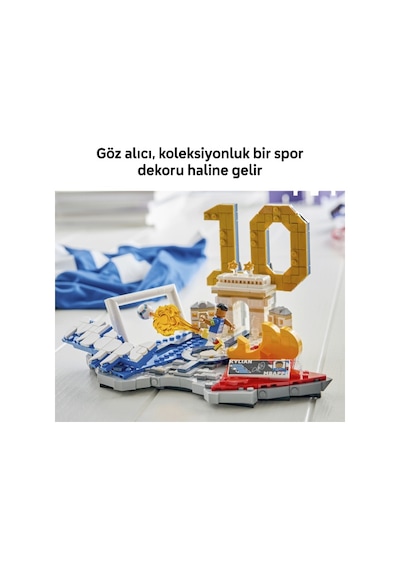 LEGO® Editions Kylian Mbappé – Unutulmaz Futbol Anları 43013 - 10 Yaş ve Üzeri Çocuklar için Dekoratif Futbol Modeli Yapım Seti (490 Parça)