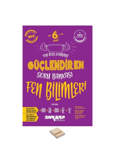 6. Sınıf Güçlendiren Fen Bilimleri Soru Bankası Ve Telefon Standı