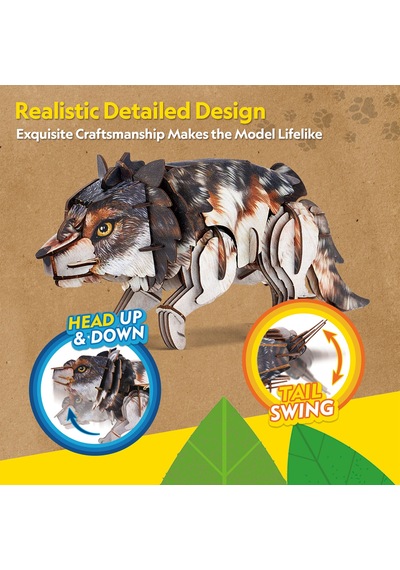 National Geographic - Gri Kurt 3d Puzzle Ds1180h