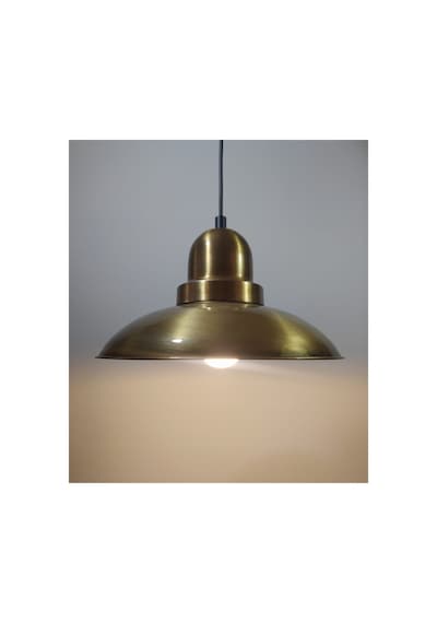 Vintage Bornz Eskitme Metal Sarkıt Avize Siyah