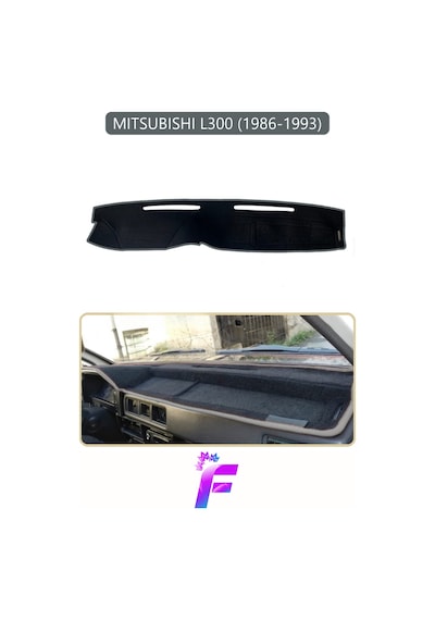 Mıtsubıshı L300 1986-1993 Araca Özel Torpido Örtüsü Kolay Montaj Güneşten Korur Koruma H44
