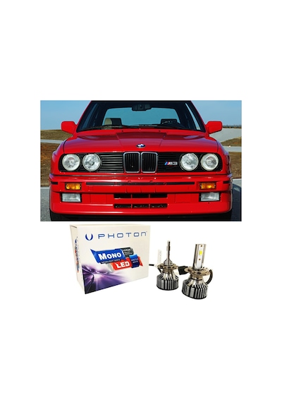 Bmw E30 Led Xenon Uzun Far Ampulü H1 Mono Yeni Seri Beyaz
