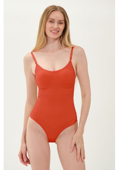 Mistirik Mimola Model 3 Bölge Etkili Örmekumaş Yapılı String Body Kırmızı Renk042 Kirmizi