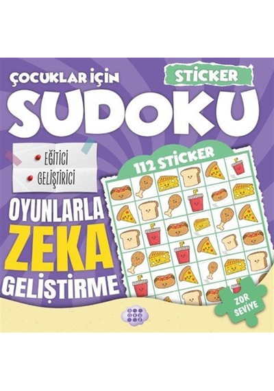 Çocuklar İçin Sudoku / Sticker Hediyeli Zor Seviye 4 / Kolektif