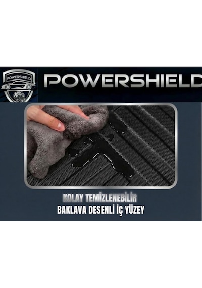 Powershıeld Volkswagen Golf 6 2009-2012 Arası Araca Özel Premium 5d Havuzlu Oto Paspas Takımı