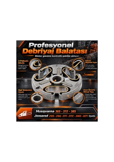 Algaride Husqvarna 365 372 385 Jonsered 2165 2171 2172 2065 2071 Uyumlu Motorlu Testere Debriyaj Balatası