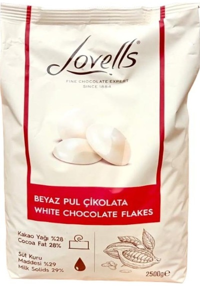 Lovells Beyaz Pul Çikolata 2500 G