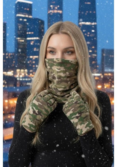 Sıngle Sword Polar Eldiven & Boyunluk 2 Li Set Multicam - 829332248 Multicam