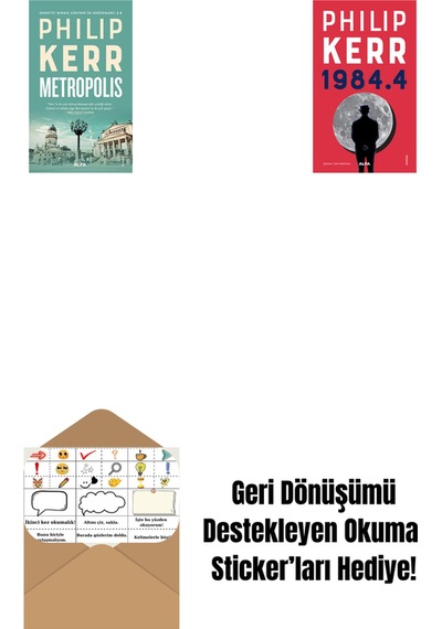 Metropolis + 1984.4 + Okuma Sticker'ları