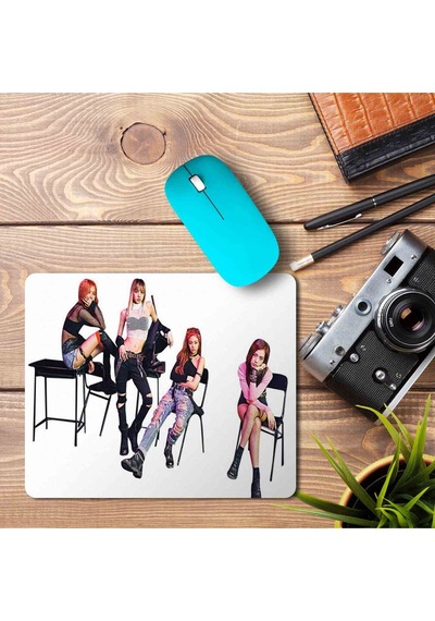 Black Pink 4 Baskılı Mouse Pad Mousepad.jpg