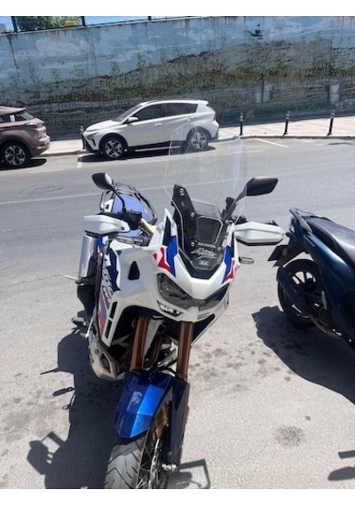 Zeus Motor 2020-2024 Honda Crf1100l Africa Twin Uyumlu L2/l4 Uzun Ön Cam Şeffaf Renk