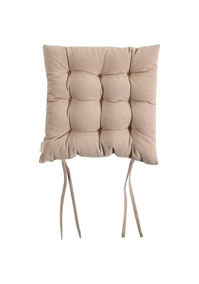 Sütlü Kahve Renkli Sandalye Minderi - 50x50 Cm Açık Gri Sütlü Kahve Renkli Sandalye Minderi - 50x50 Cm Açık Gri