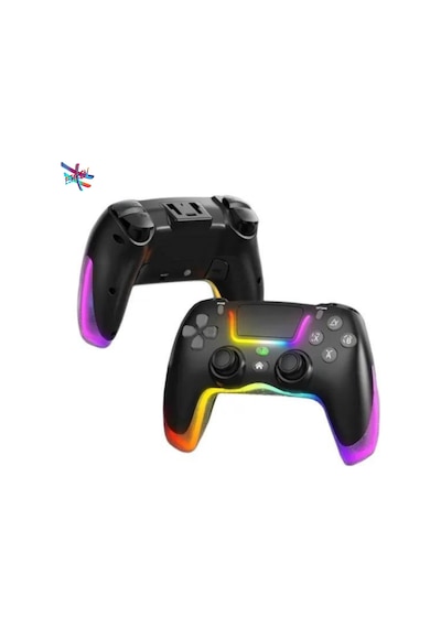 Lobo Ps4 Kol Kablosuz Gamepad Oyuncu Kol /çift Titreşim Eksenli Rgb Mod/ps4/switch/pc/androd/Apple Uyumlu iPhone
