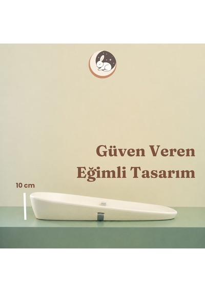 Lunalica Vela Kemerli Bebek Alt Değiştirme Matı Bej - Kolay Silinir - Su Geçirmez - Yenidoğan Ve Bebek İçin Şifonyer Üstü Alt Açma Pedi Minderi