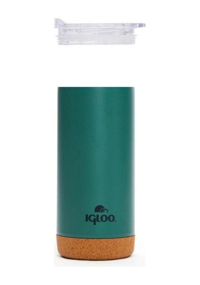 Çelik Mug Termos - Igloo - Cork - 500ml - Yeşil - 205695 Çok Renkli