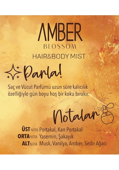 Amber Blossom Hair & Body Mist Saç & Vücut Spreyi 100 Ml