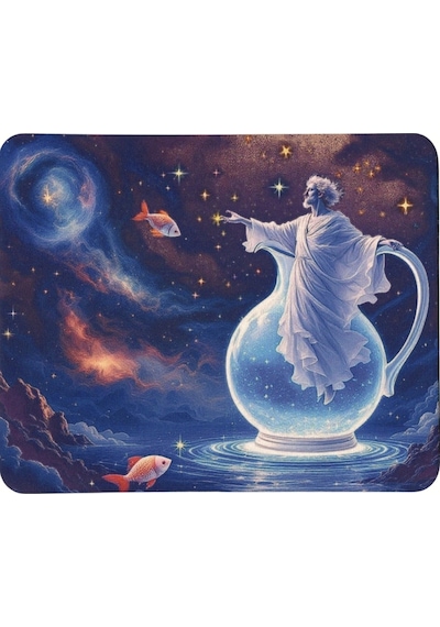 40x28 Cm Gamepad Kova Burcu Desenli Bilgisayar Notebook Oyuncu Gaming Mouse Pad Burçlar Mauspad
