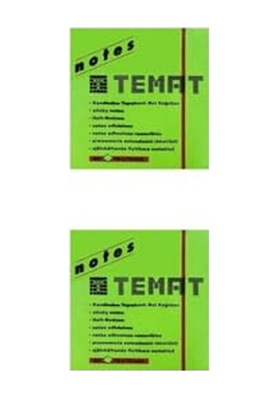 75 X 75 Mm Fosforlu Yeşil Postit - Yapışkanlı Kağıt