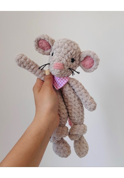 Berry The Mice Peluş Oyuncak Açık Bej