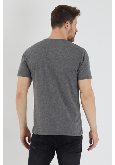 Slazenger Sander Erkek T-Shirt Antrasit (480953194)