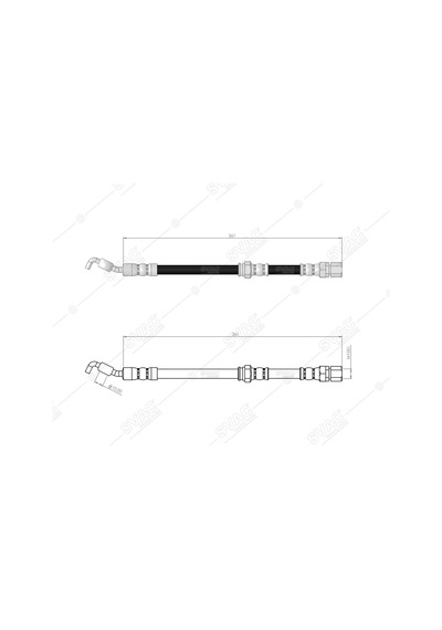SVAC 300158 Arka Sol Fren Hortumu Lacetti 05-
