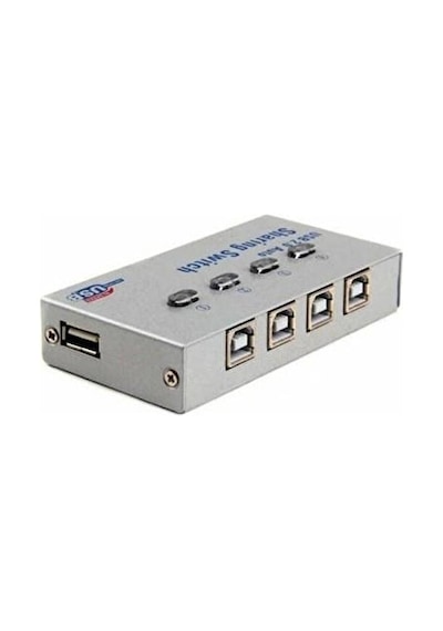 4 Port Usb Switch 4 Port Sharing 4 Kasa 1 Yazıcı 1 Yazıcı 4 Bilgisayar