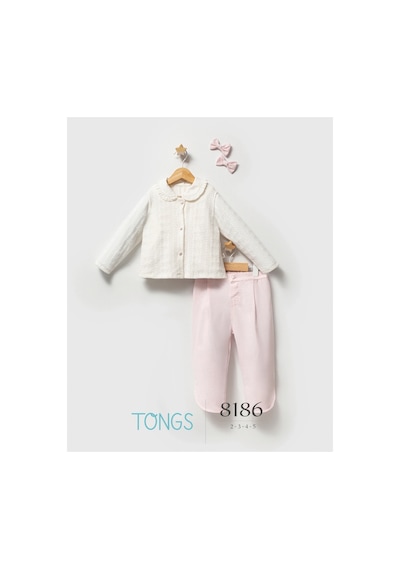 Tongs Baby Tongs Üçlü Takım 8186 Pembe