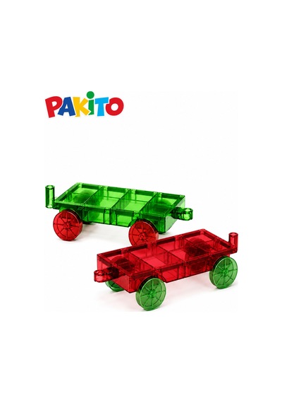 Magnetic Cars 2 Adet Araba Eklentisi Manyetik Araç Oyuncakları Mıknatıslı Manyetik Bloklar