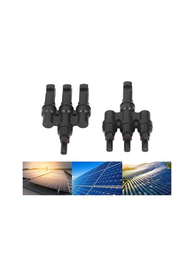 5 Set Mc4 Solar Konnektör Ve 1 Set Kablosuz 3'lü H Tip Konnektör