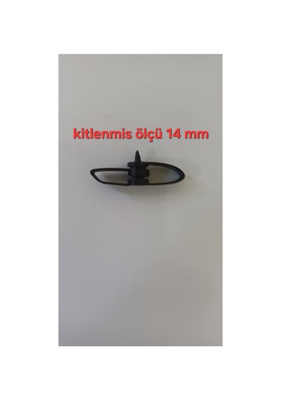 Siyah 100 Adet Plastik Kilit Klips 67mm Güvenlik Etiket Trim Sabitleyici Askı Paket Kilidi T Diğer